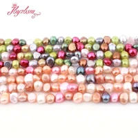 5 7mm freshwater pearl baroque natural stone beads for bracelets necklace diy jewelry making strand 14wholesale free shipping