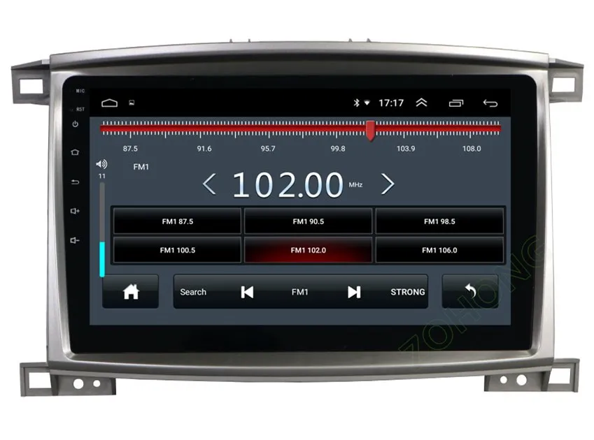 4G DSP 10,2 дюймов 2.5D Android 9,0 Автомобильный мультимедийный dvd-плеер для Toyota Land cruiser 100 LC100 Авторадио автомобильный gps навигатор стерео