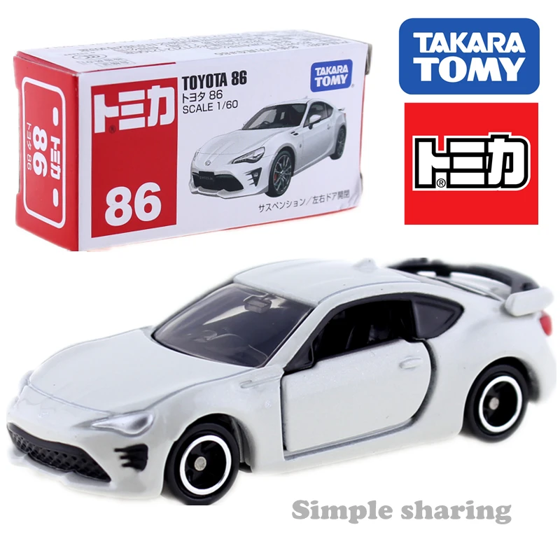 TAKARA TOMY Tomica No.86 TOYOTA игрушечный автомобиль 1:60 литая модель хэтчбека в комплекте