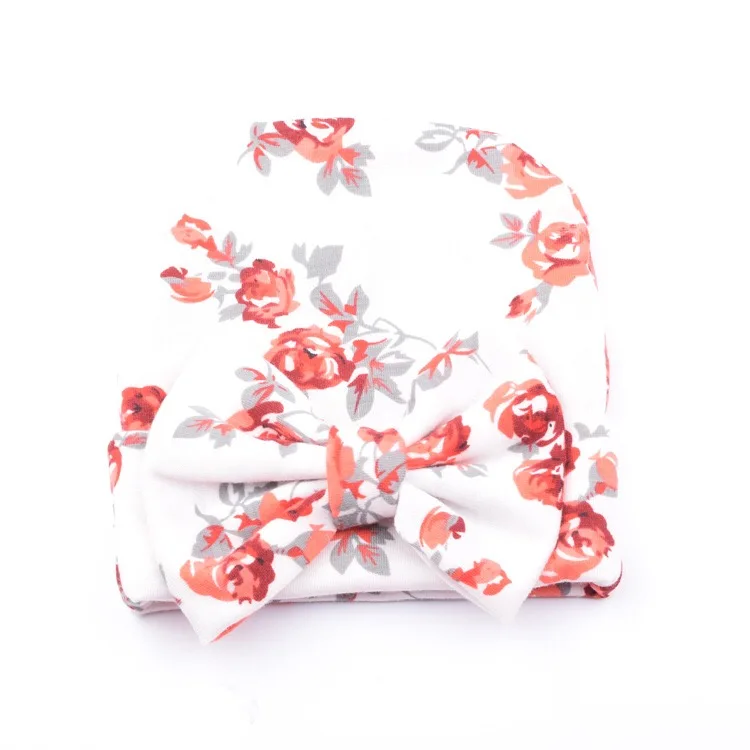 Новая модная вязаная шапка с бантом для малышей 3 цвета фланцами стильная удобная