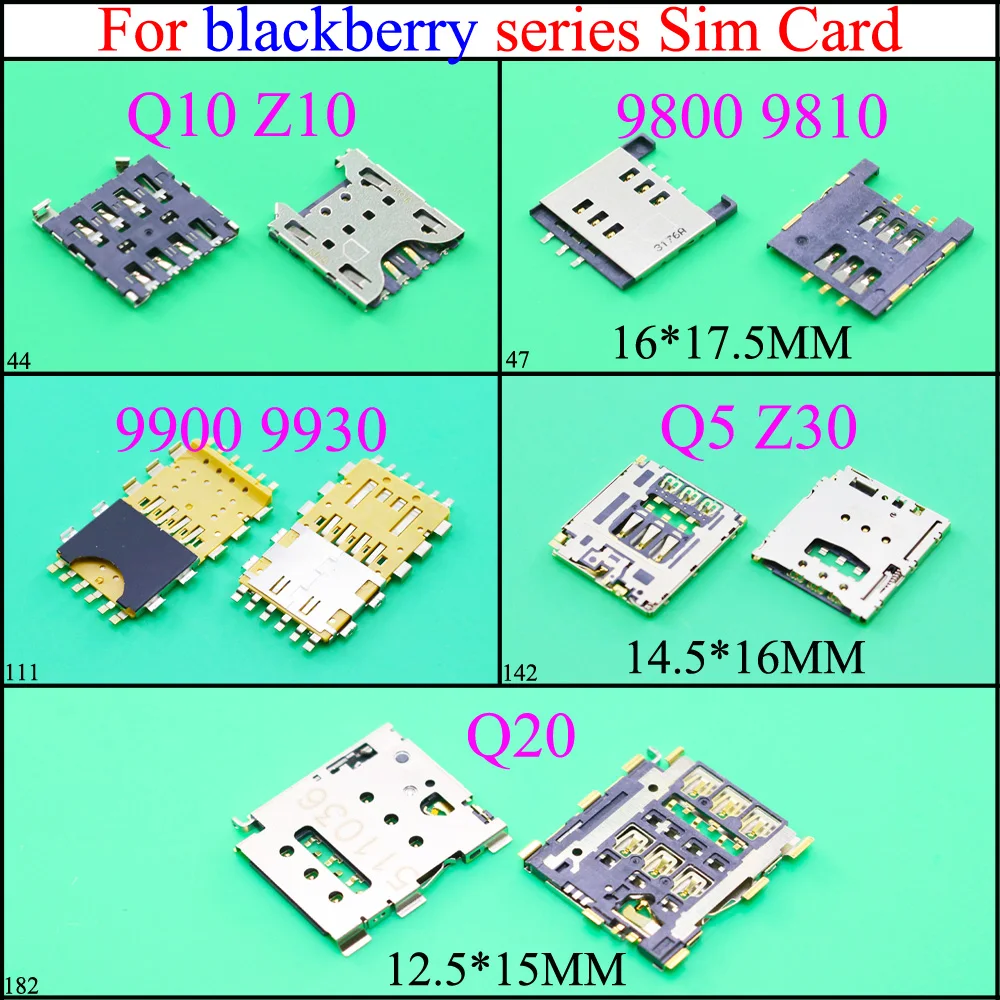 Устройство для чтения Sim карт YuXi BlackBerry 9800 9810 Q10 Z10 9900 9930 Q5 Z30 Q20|Адаптеры SIM карт| |
