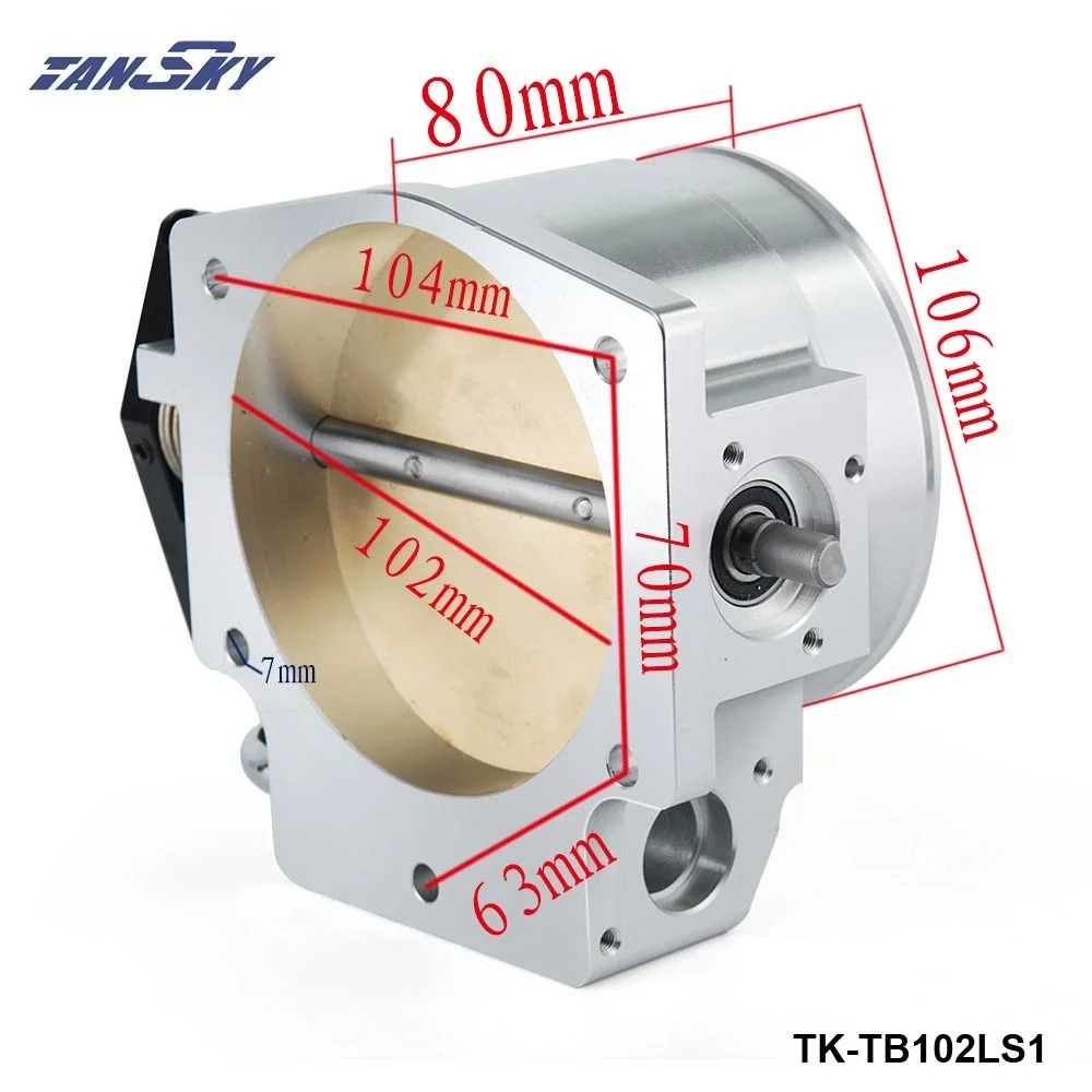 Для LS1 LS2 LS6 LSX G.M. Camro GTO характеристики 102 мм CNC Впускной корпус дроссельной заслонки