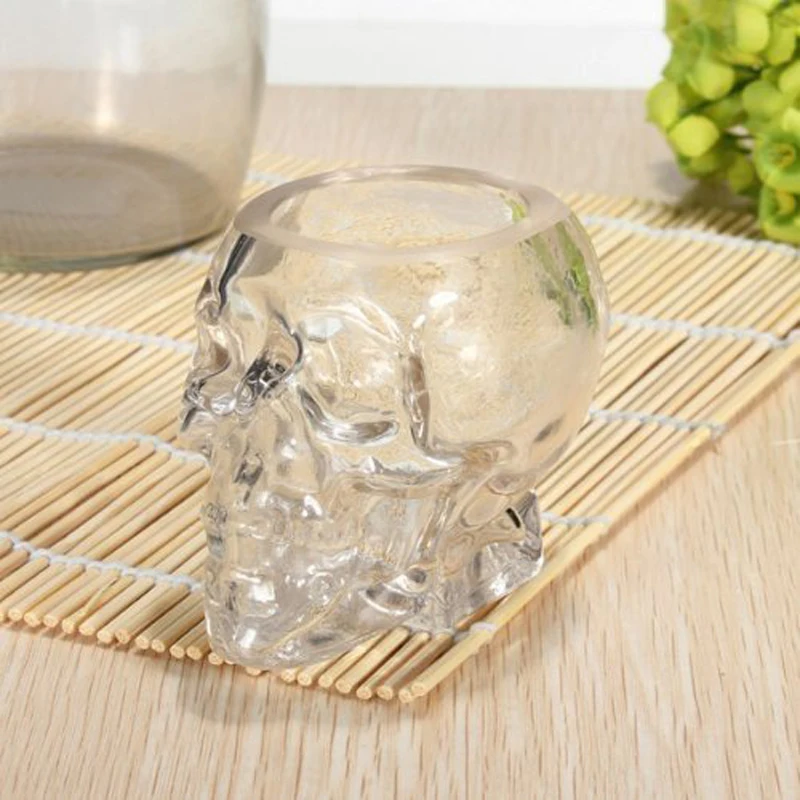 2 шт. 80 мл креативные хрустальные кружки для винных бутылок с черепом пивные