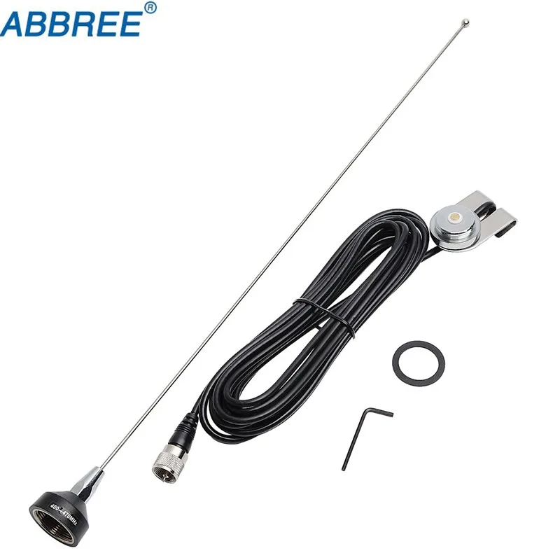 Антенна для багажника ABBREE NMO UHF 400 470 МГц с креплением соединителем мобильного