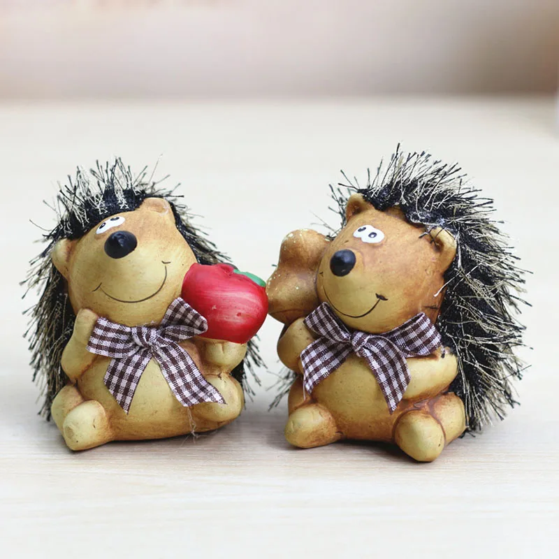 Милый Ёжик из смолы копилка для денег Сейф маленькая коробка монет сбережений