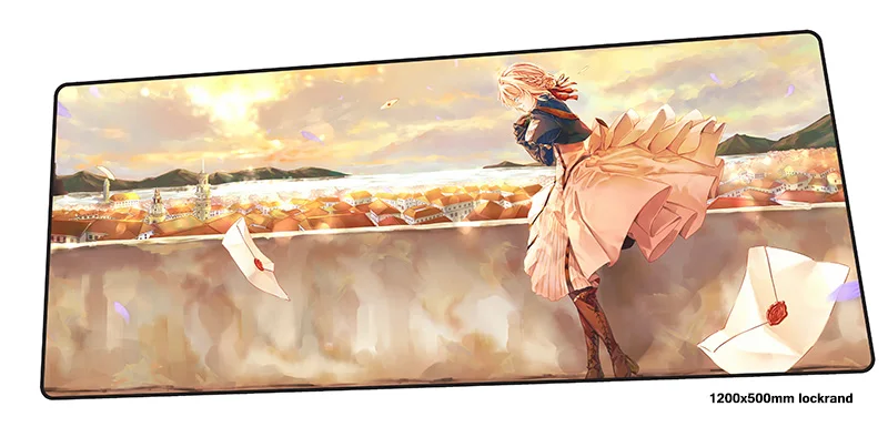 Фиолетовый Коврик для мыши evergarden 1200x500 мм коврики с HD печатью игровой коврик самые