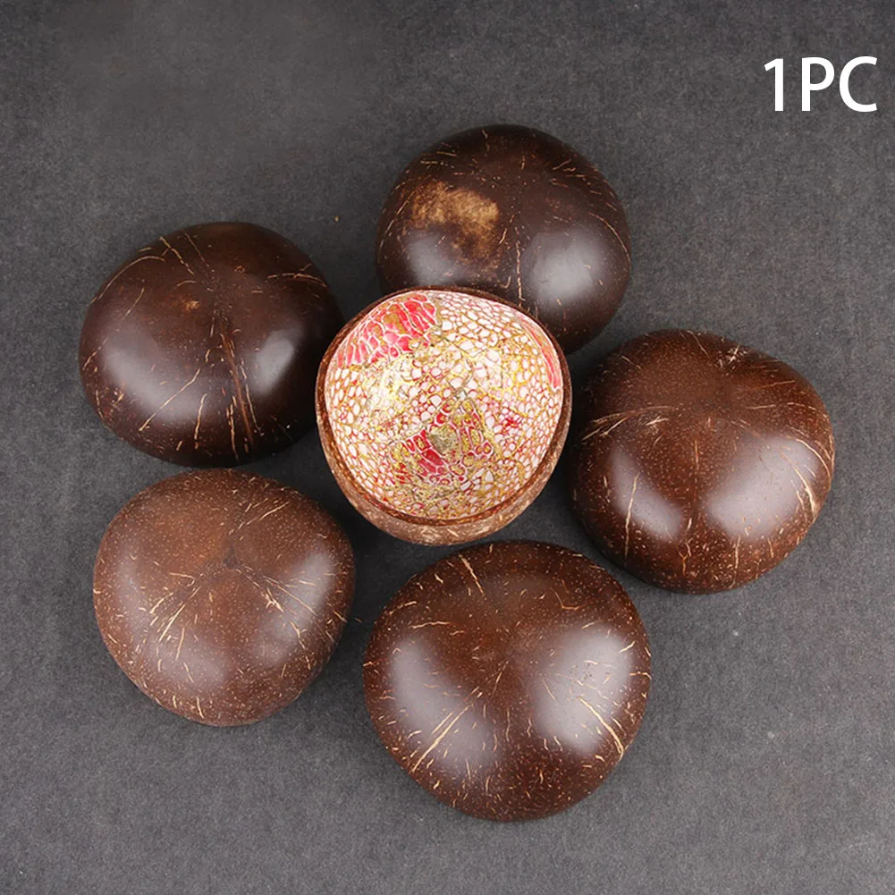 Украшение для хранения конфет натуральный эко чаша плод кокос оболочка блюдо