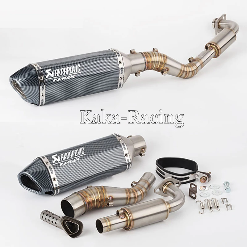 Для Yamaha NMAX 125 NMAX 155 moto rcycle выхлопная труба akrapovic глушитель выхлопных газов Модифицированная Соединительная труба дБ убийца Escape moto