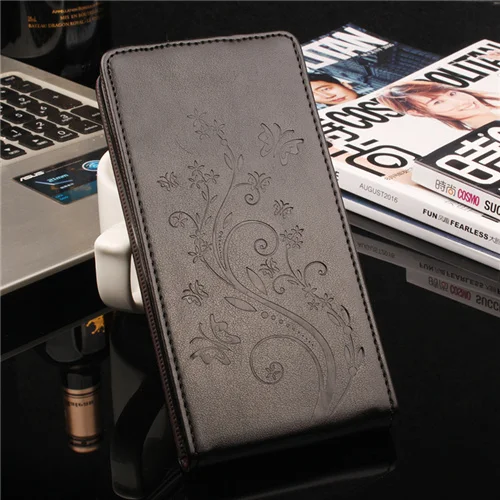 wx Black HongBaiwei для huawei Honor 6X флип-чехол Модный тисненый флип-чехол кожаный чехол для huawei Honor 6X Вертикальная задняя крышка - Цвет: wx Black