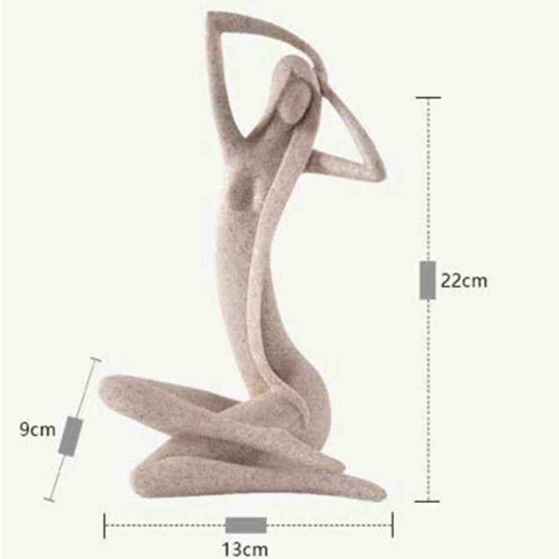 Аксессуары для гостиной Обнаженная женщина миниатюрная фигурка статуэтки