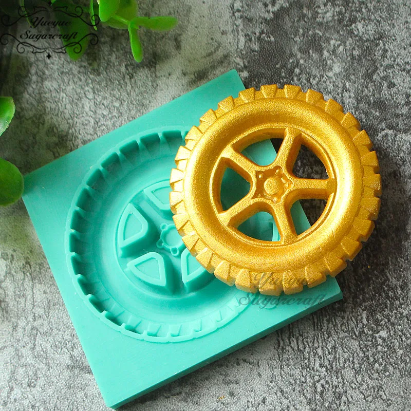 Yueyue Sugarcraft шины силиконовая форма помадка форма для украшения торта инструменты форма для шоколадной мастики Аксессуары для выпечки confeitaria