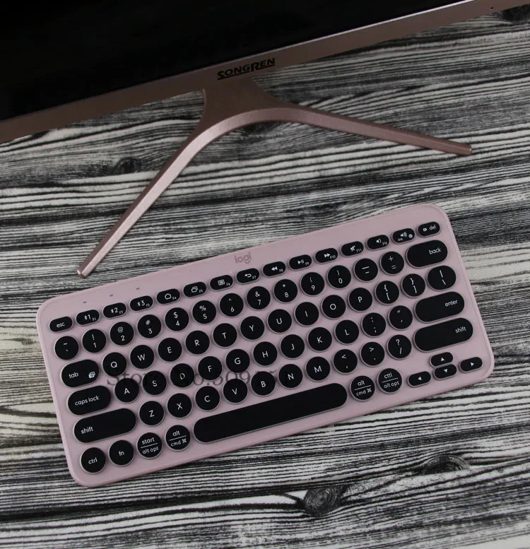 Силиконовая Защитная крышка для клавиатуры для logitech K380 Bluetooth multi-устройства клавиатуры водонепроницаемый беспроводной настольный Пылезащитная пленка