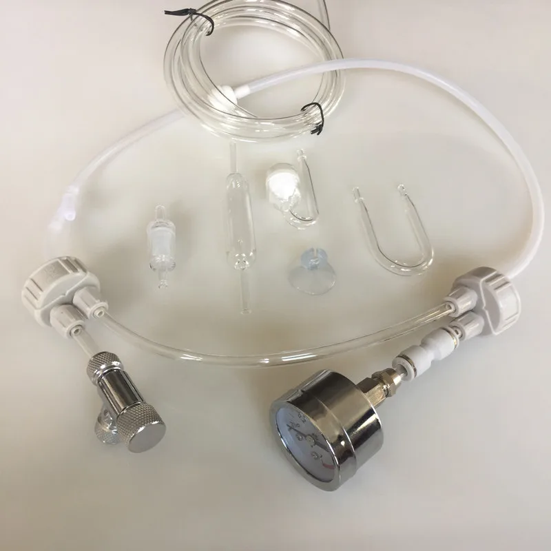 B Аквариум DIY CO2 система генератора клапан сброса давления Регулировка воздушного потока воды завод рыбы аквариума CO2 клапан диффузор - Цвет: B