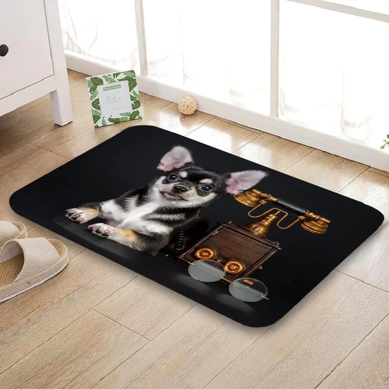 Приятный напольный коврик Чихуахуа для улицы домашний креативный супермягкий