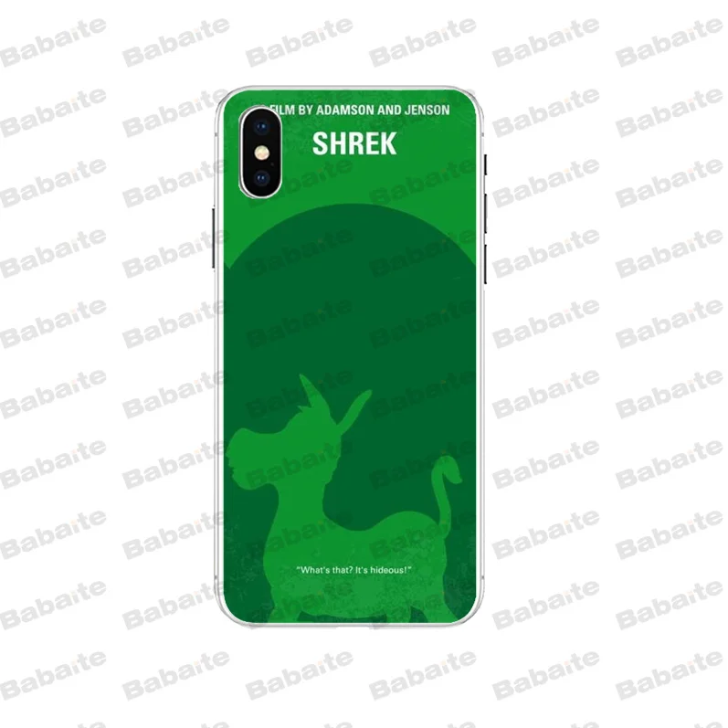 Babaite Green Shrek Popular Custom TPU Phone Cover for iPhone 8 8Plus 5 5S 6 6S 7 7plus X XS MAX XR