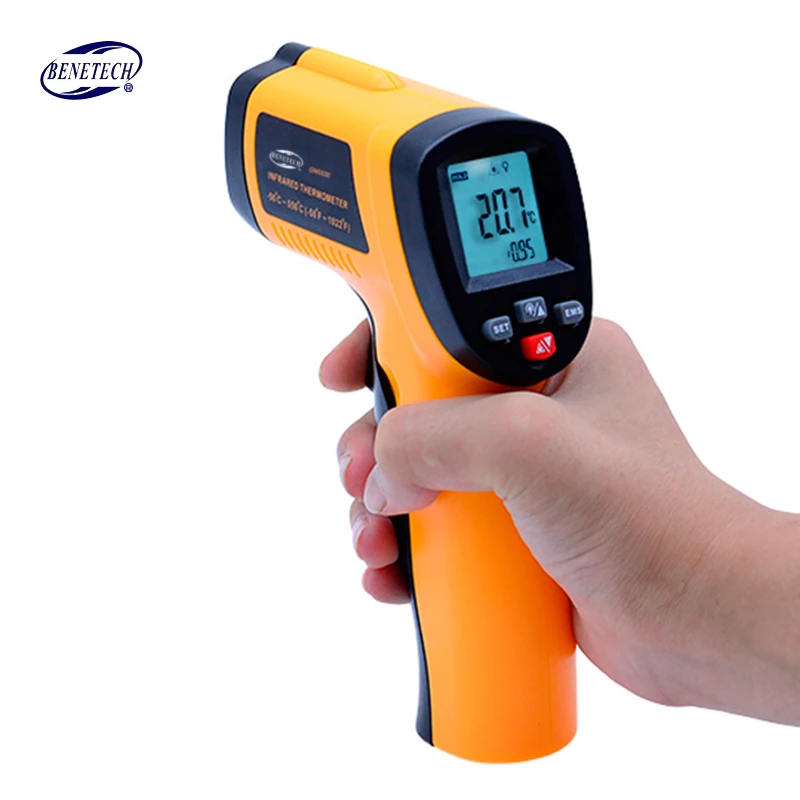 Benetech GM320~ GM900 Цифровой Термометр Пистолет Бесконтактный инфракрасный термометр температура пистолет ИК-термометр промышленные - Цвет: GM550E