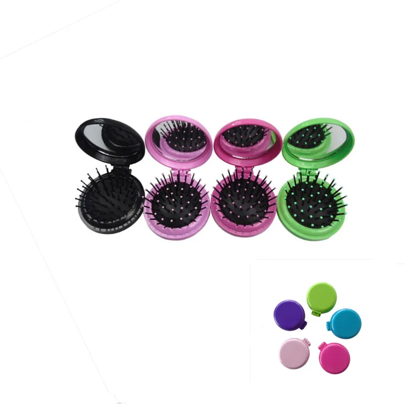 Распродажа 1 шт. портативная складная мини расческа для девочек массажная