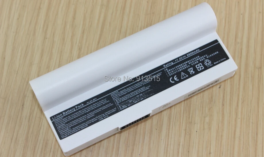 Белый для ASUS Eee PC 901 аккумулятор 904 1000H AL23 Аккумулятор ноутбука|battery charger iphone 5|battery