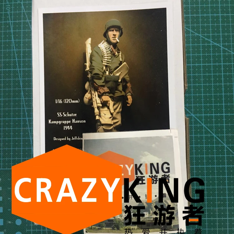 Солдаты из смолы 1/16 война Второй мировой войны солдаты GK белая модель ручной