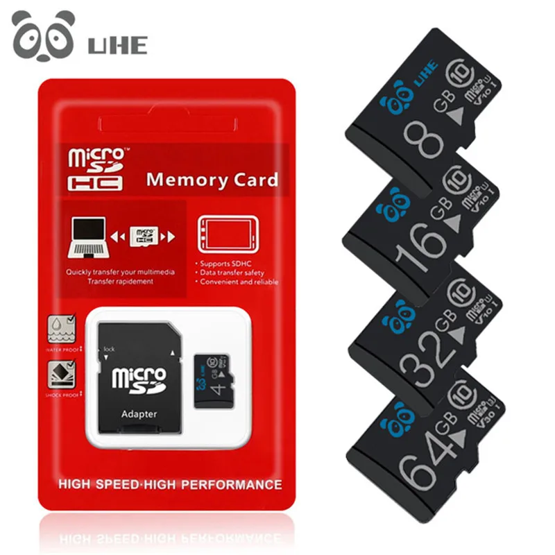 Высокоскоростная карта памяти 4 ГБ 8 16 Micro SD 32 Гб 64 флэш память TF Microsd для смартфона