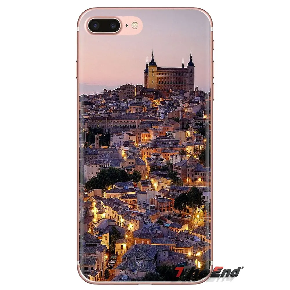 Мягкий чехол для Huawei G7 G8 P7 P8 P9 P10 P20 P30 Lite Mini Pro P Smart Plus 2017 2018 2019 Cibeles fountain Мадрид