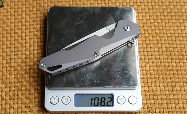 CH шарикоподшипник складной нож D2 титановый сплав ручка Открытый походный Нож