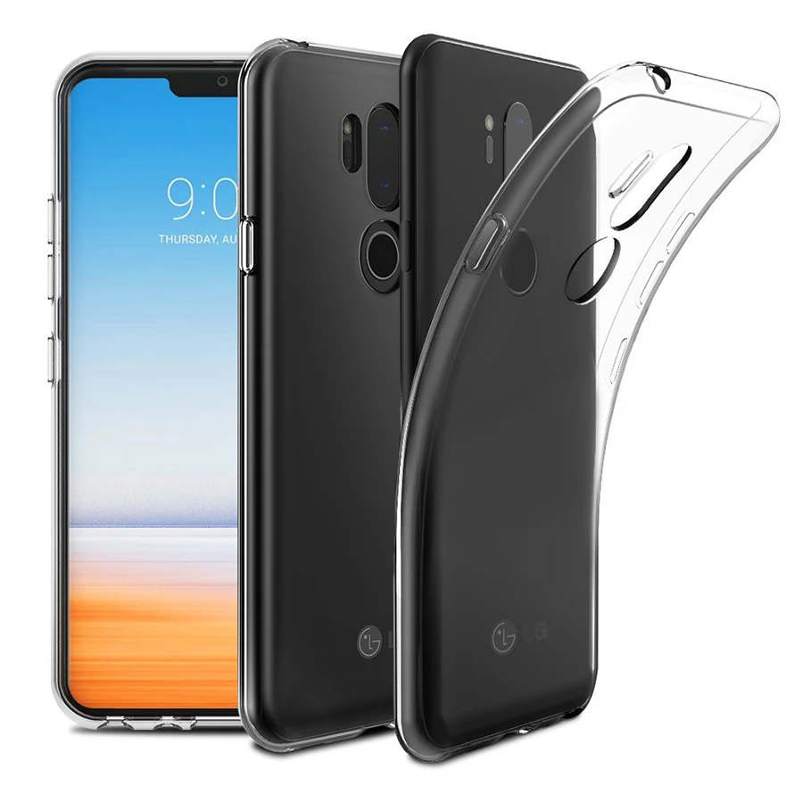 Прозрачный защитный чехол для LG G7 ThinQ мягкий силиконовый гель защита от ударов