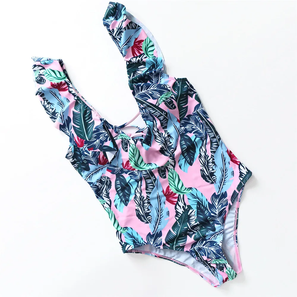 Сексуальный ретро цветочный вырез глубокий v образный с глубоким вырезом