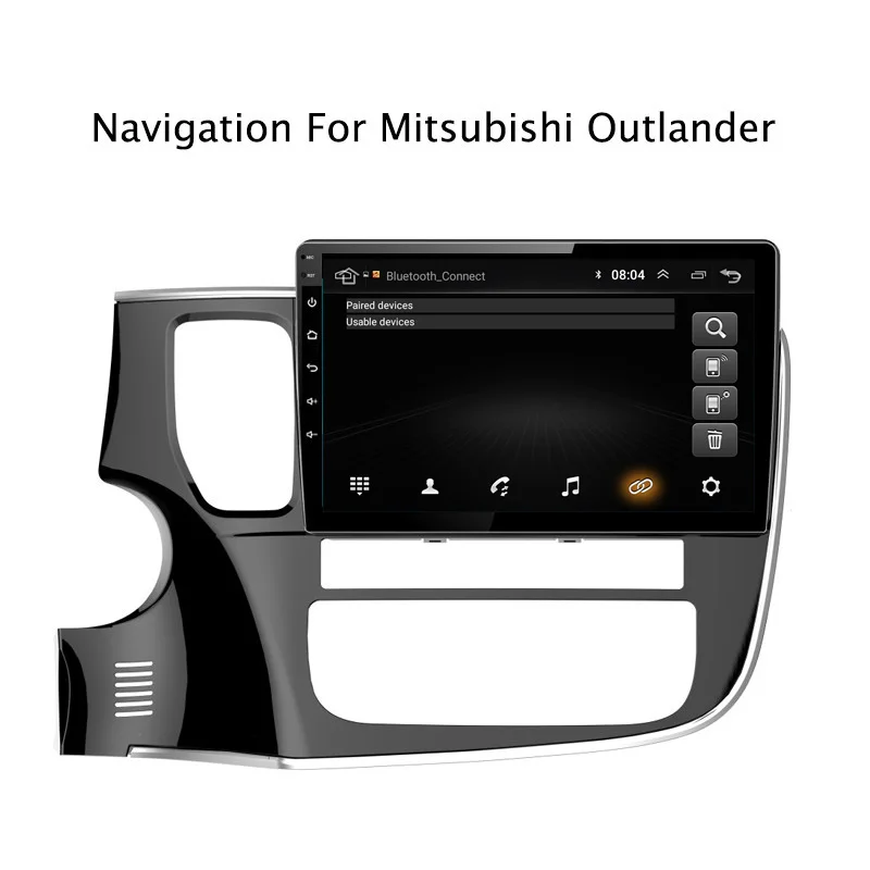 10 1 &quot2.5D Android 8 автомобильный DVD gps плеер для Mitsubishi Outlander 2013 2018 Радио стерео головное