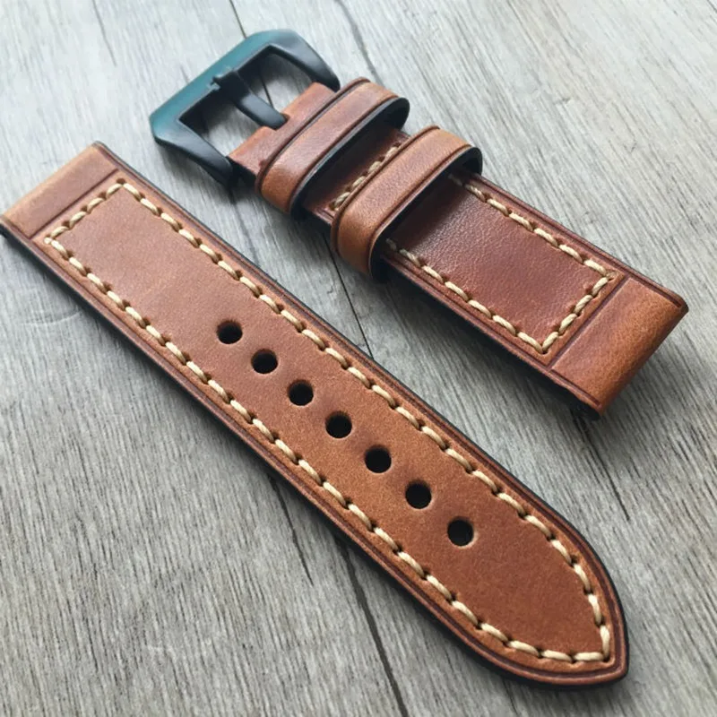 Ремешок URVOI для apple watch series1 2 3 ремешок для iwatch ремень для Panerai стиль высокое качество ручной работы ретро кожаный ремешок 38 42 мм