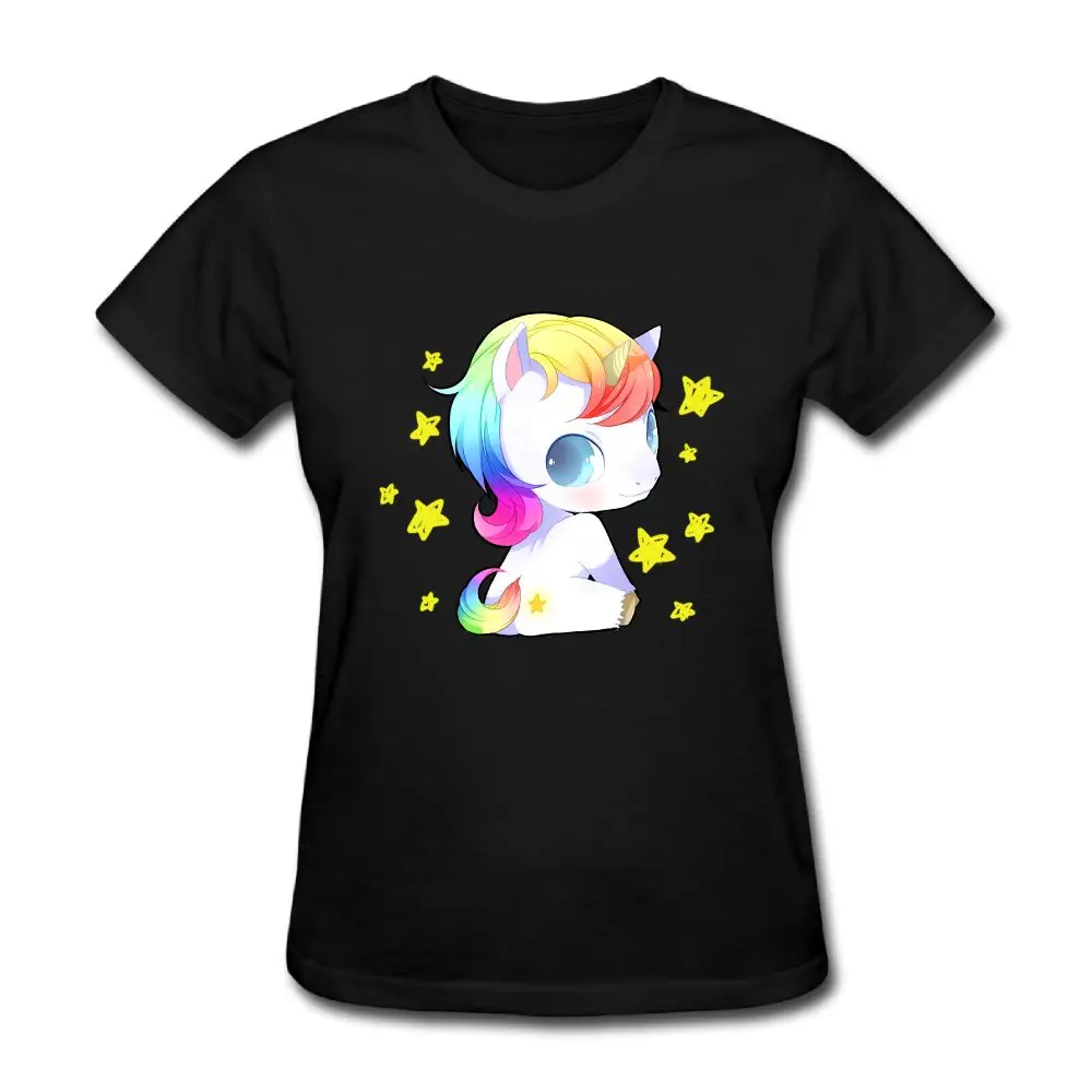 SAMCUSTOM Unicorn will fly футболки для женщин Harajuku Забавный продукт повседневные женские