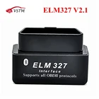 Автомобильный диагностический мини-адаптер ELM 327 V 2,1 BT, работает на Android Torque Elm327 Bluetooth V2.1 интерфейс OBD2  OBD II