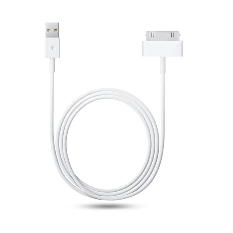 1 м USB синхронизация данных зарядный кабель шнур для Apple iPhone 3GS 4 4S 4G iPad 2 3 iPod nano touch