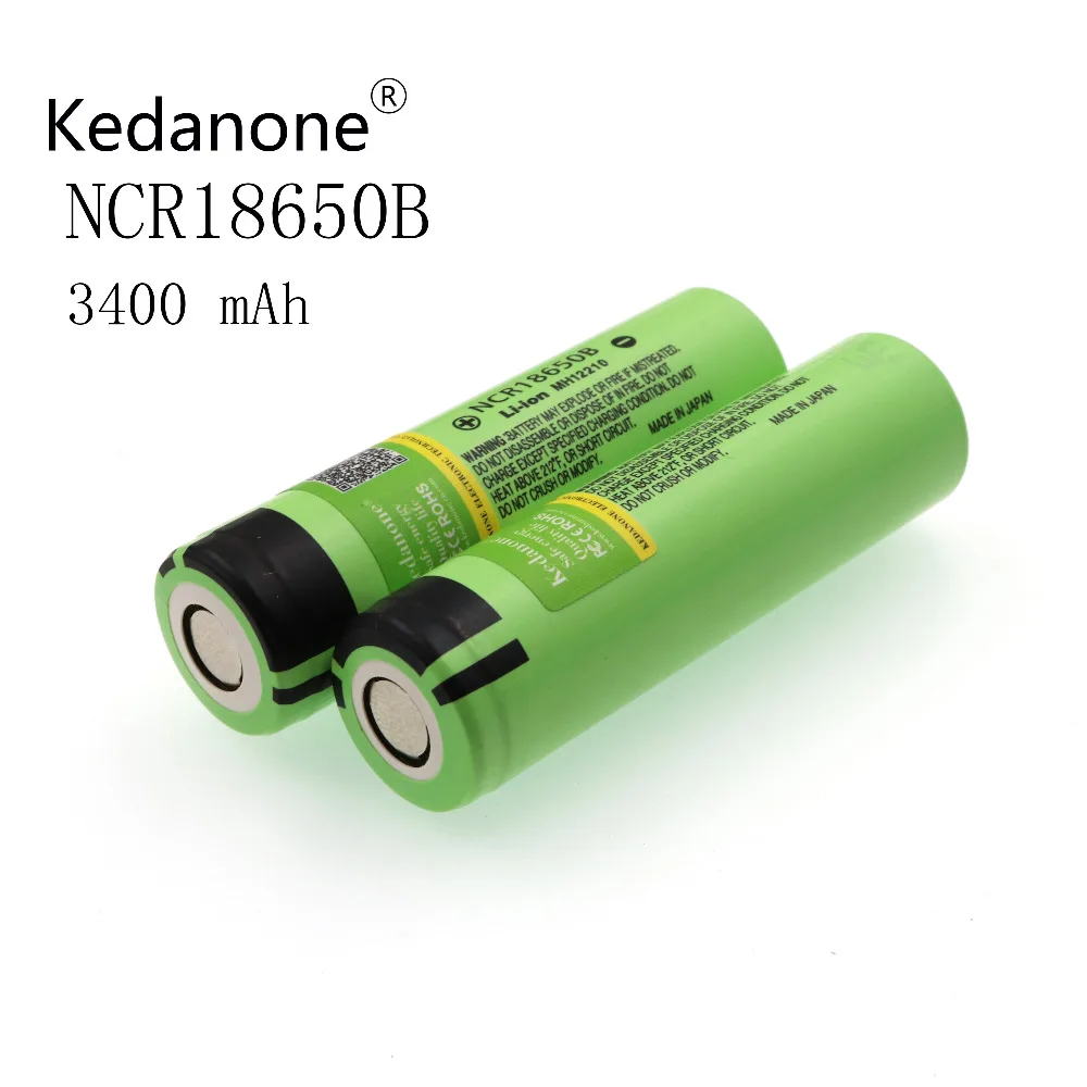 Бесплатная доставка! Kedanone 100% Оригинал 3 7 V NCR 18650B 3400mAh аккумуляторные батареи 18650