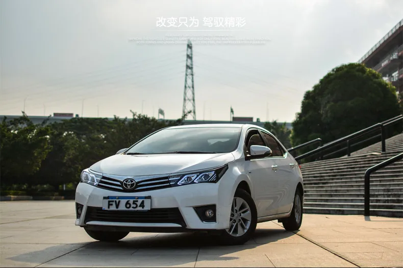 Автомобильный Стайлинг для Toyota Corolla фары- Altis светодиодный фары DRL Биксеноновые линзы Высокий Низкий луч парковка противотуманные фары