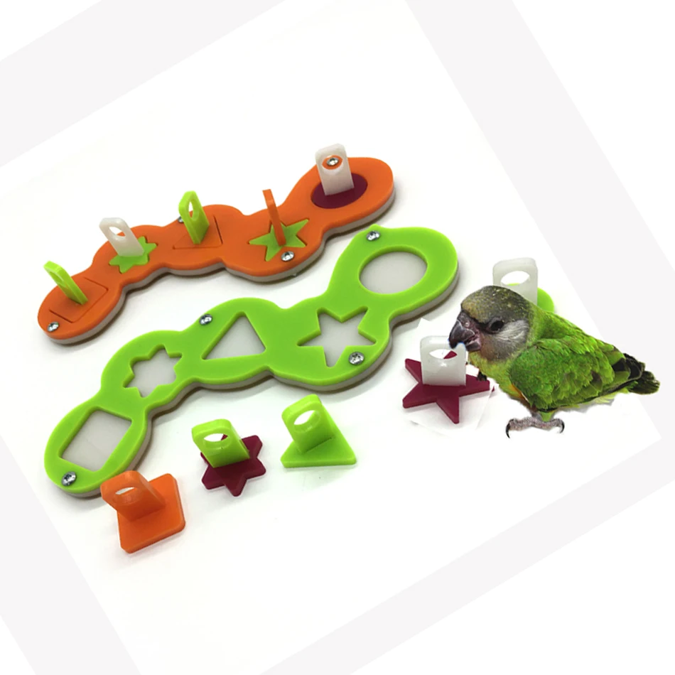 Акриловые инструменты для обучения попугая игрушки птиц товары Развивающие