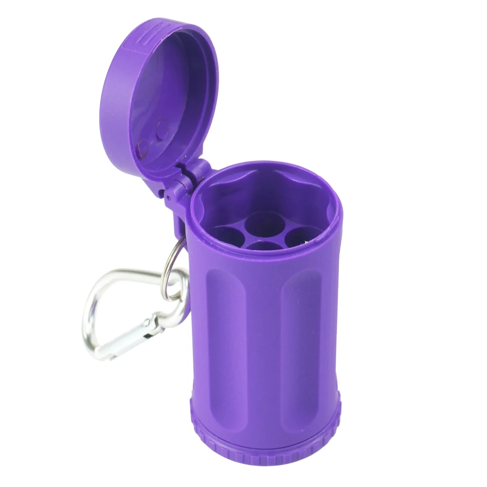 purple Прочная портативная карманная пепельница для общественного дыма для Iqos, карамельный цвет, АБС пепельница для автомобиля, мини итальянская пляжная пепельница - Цвет: purple