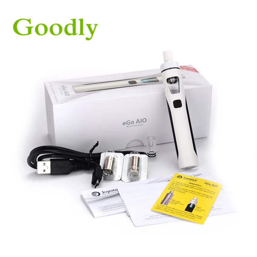 Оригинальные Электронные Сигареты Joyetech Эго AIO Starter Kit Все в Одном 2 мл Анти утечка