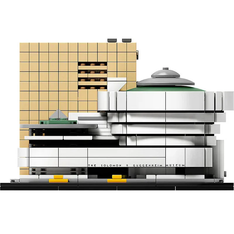 10676/10677/10678/10679 архитектурный конструктор Solomon R. Guggenheim музейная Модель Строительный блок кирпичи игрушки