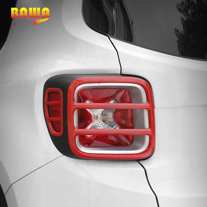 Капоты ламп BAWA для Jeep Renegade 2016-2017 металлический задний фонарь защитная крышка
