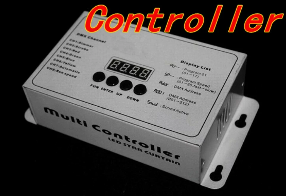 Сценическая светодиодная Звездная занавеска 2x4 м RGBW / RGBY 160 шт. SMD высокая яркая