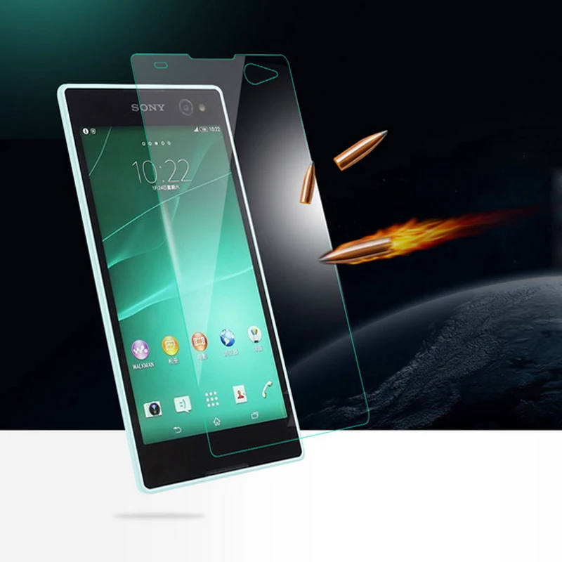 9H Закаленное стекло Защитная пленка для экрана Sony Xperia E5 E4 E4g E3 Z3 Z4 Z5 Compact T3 XP C3 C4 X C5 M2