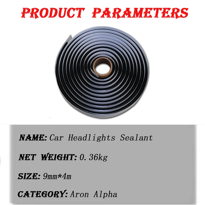 4 м Автомобильная фара для ремонта водонепроницаемая уплотнительная лента Mitsubishi