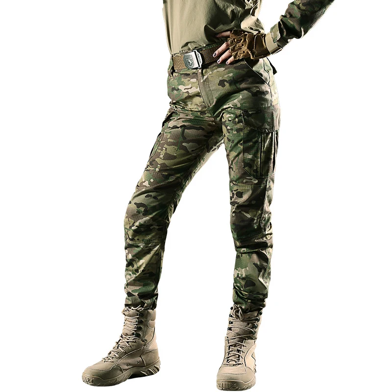 CQB Outdoor Sports Tactical Military Men's Camouflage Pants for Camping Hiking Scratch Resistant Wear-resistant Overall Trousers | Спорт и