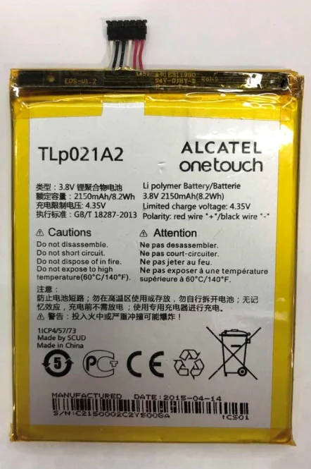 Аккумулятор 3 8 V 2150mAh TLp021A2 для Alcatel one touch Idol 2 S OT 6050Y 6050 TCL S830U S838M|Аккумуляторы