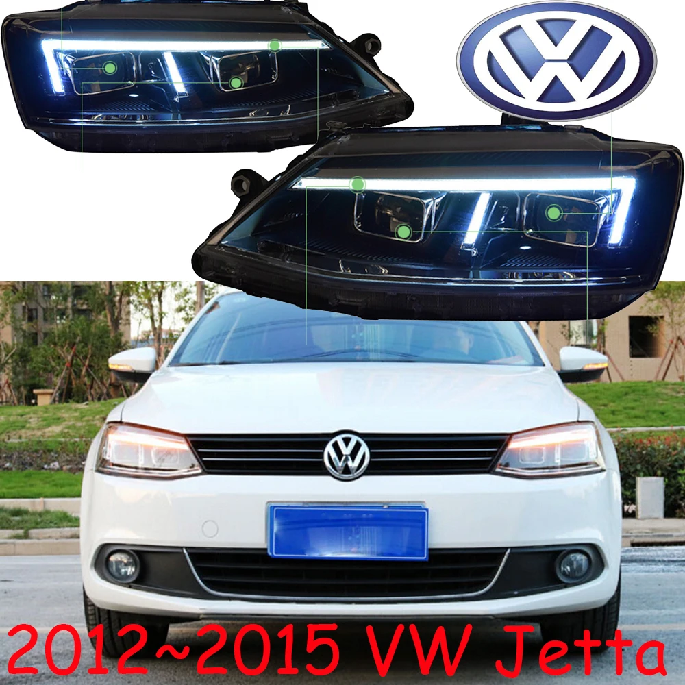 Jetta головной светильник 2012 ~ 2015 MK6 бесплатная доставка jetta туман скрывающие Ксеон