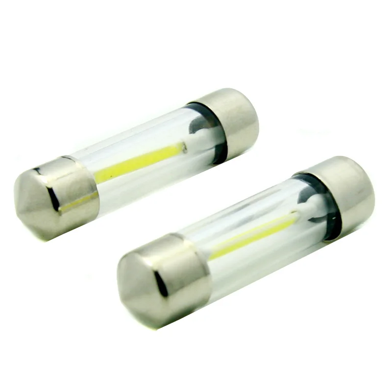 Новый продукт 10 шт./лот C5W LED 1 шт. COB Чип трубки Гирлянда 140 люмен Светодиодная