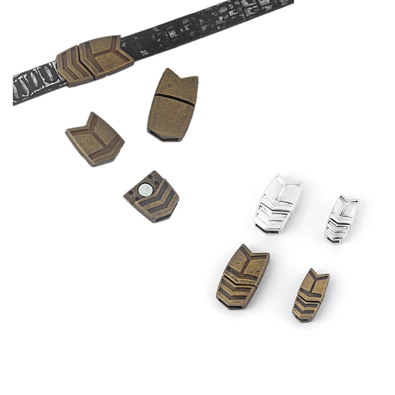 

5 Sets Carve Arrows Magnetic Clasp Hook Fit 5mm 10 mm Flat Leather Cord