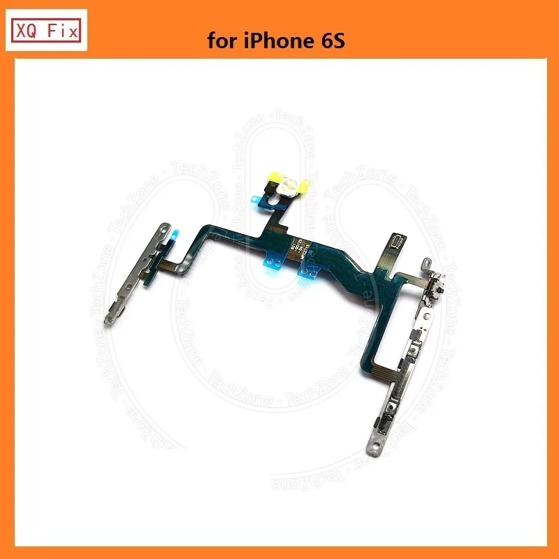 5 шт. кнопки регулировки громкости с кронштейнами для iPhone 6 6s 7 8 Plus X|Шлейфы