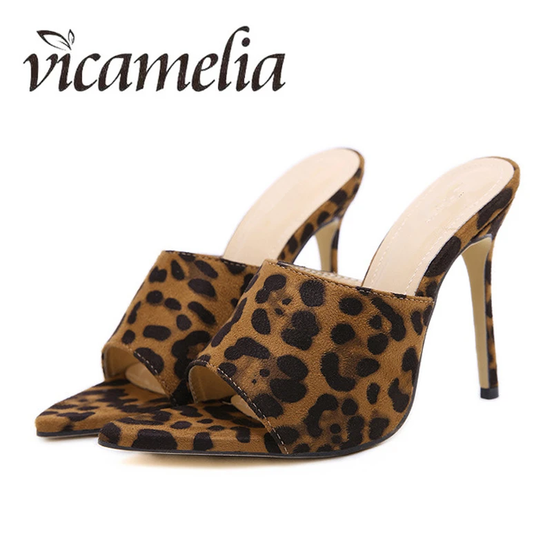 Vicamelia/Новинка лета 2018 года Модные женские босоножки на высоком каблуке с